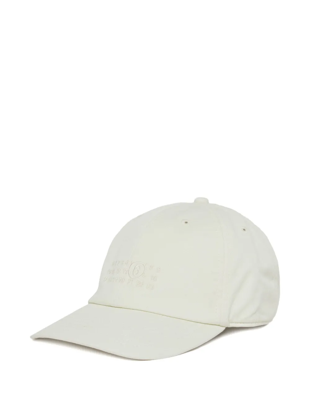 MM6 Maison Margiela Kids Cappello da baseball con logo - Toni neutri