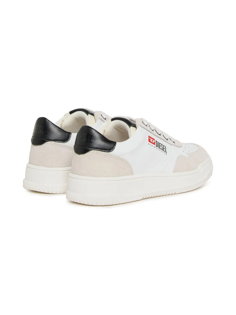 Diesel Kids S-Cascoun sneakers met vlakken Wit