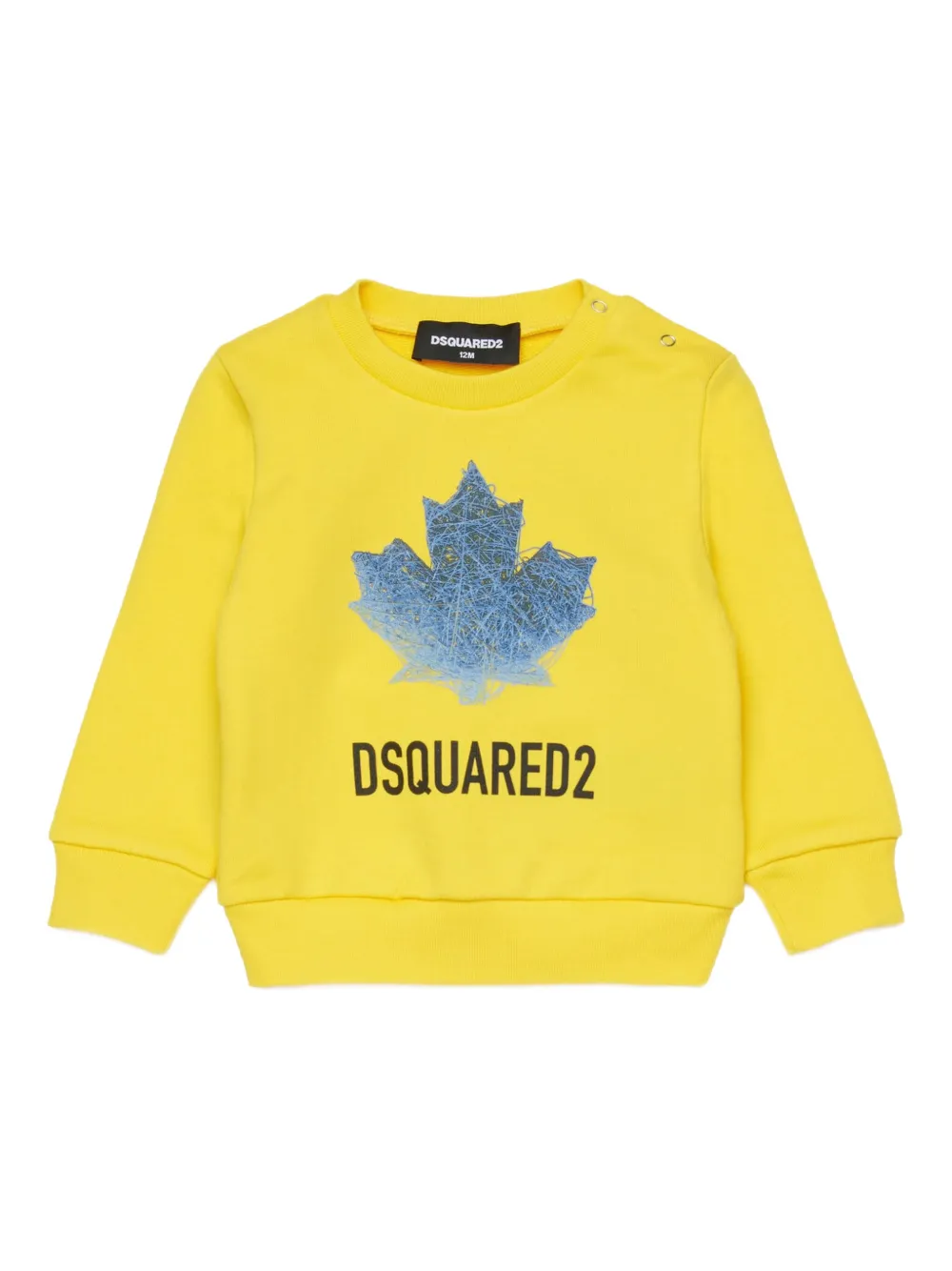 DSQUARED2 KIDS sudadera con logo gráfico | amarillo | Image 1