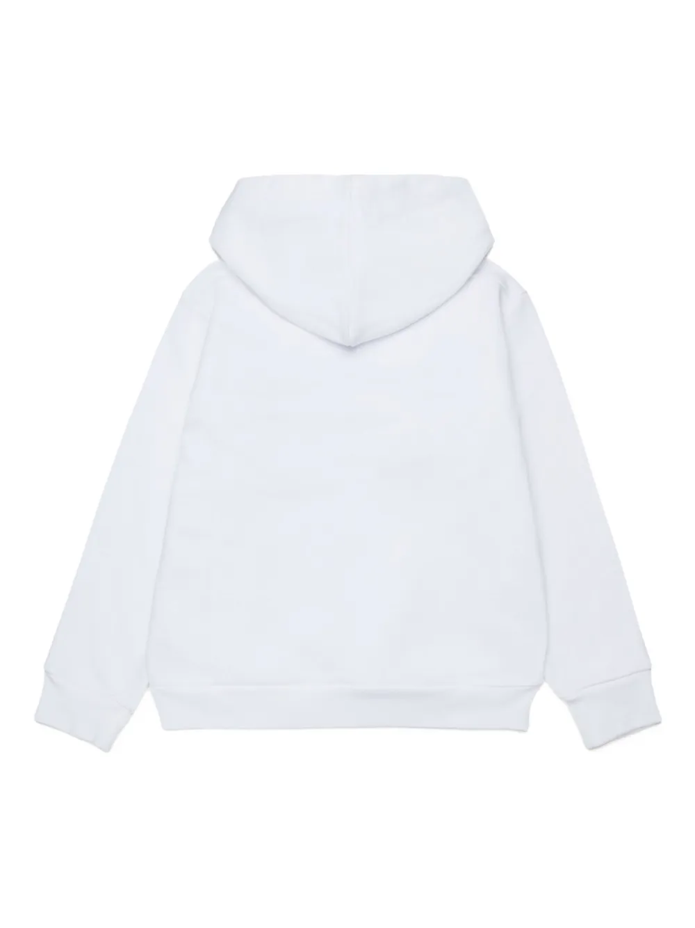 Marni Kids Katoenen hoodie met geborduurd logo Wit