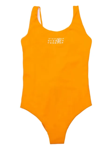 MM6 Maison Margiela Kids graphic-print swimsuit