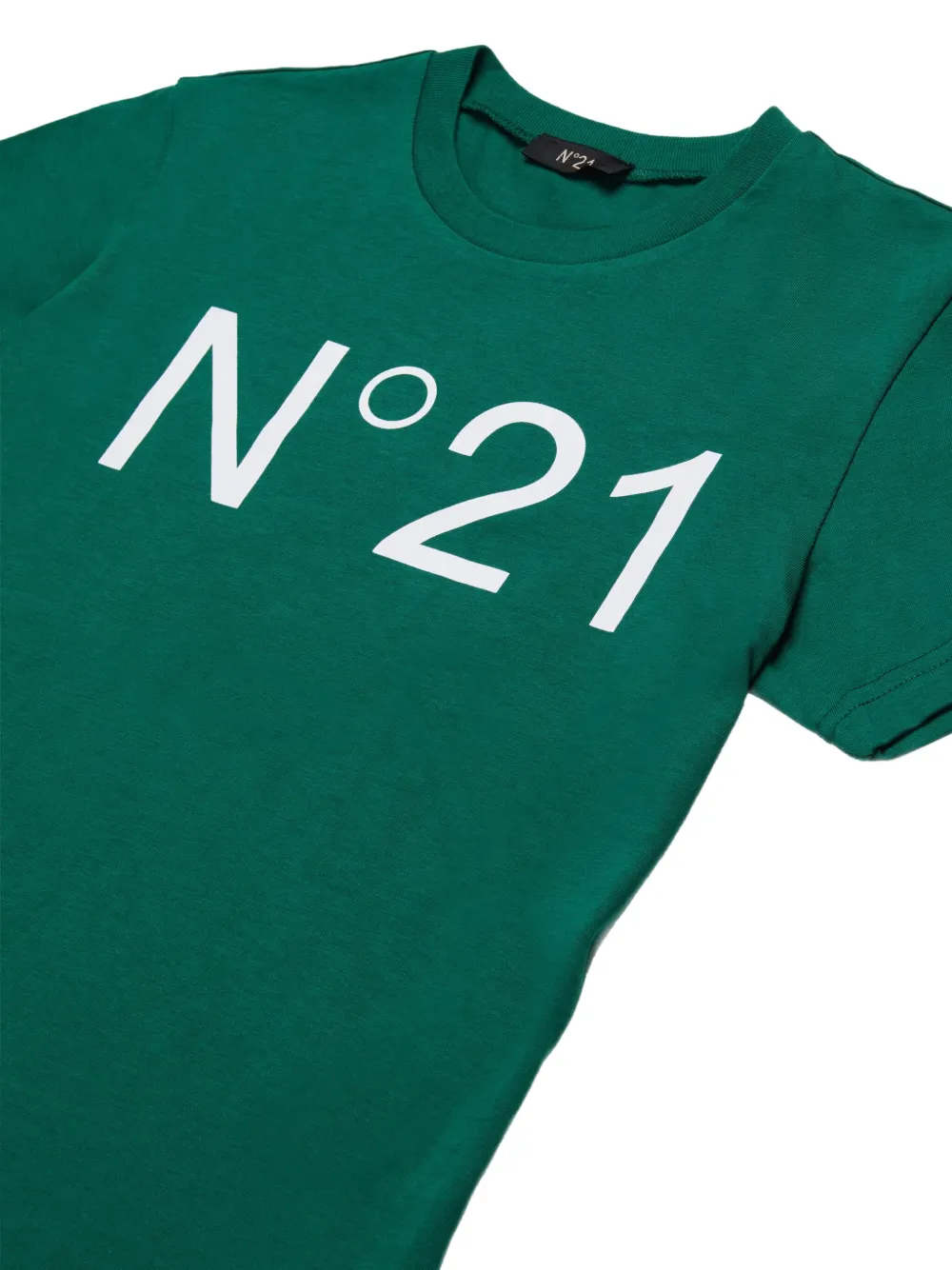  Nº21 Kids Logo Jersey T-shirt - Green 