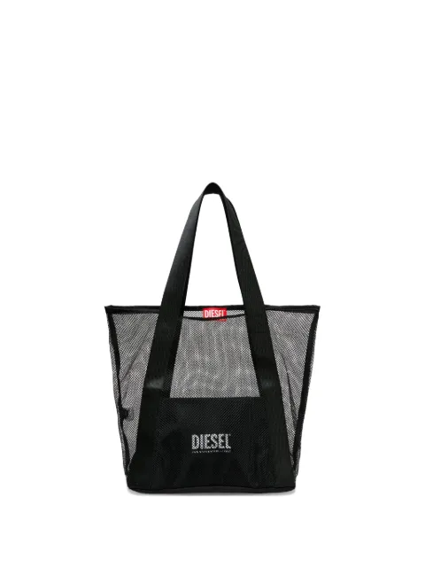 Diesel Kids Schultertasche aus Mesh