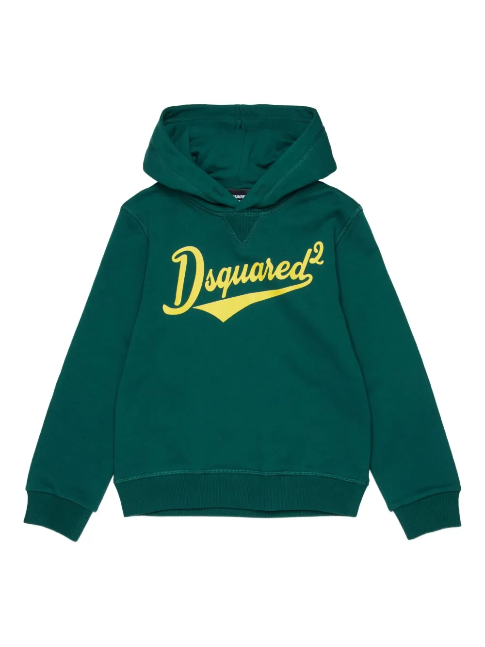 Dsquared2 Logo Hooded Sweatshirt In Green