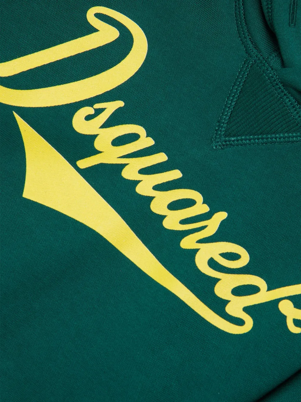 Dsquared2 Logo Hooded Sweatshirt In Green