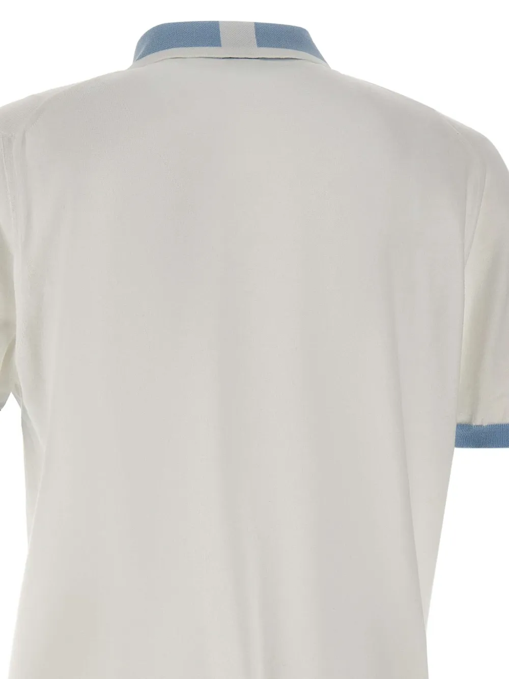 Kiton Poloshirt met halve rits Wit