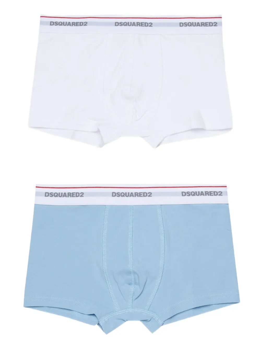 DSQUARED2 KIDS set de  dos bóxeres con logo en la pretina | azul | Image 1
