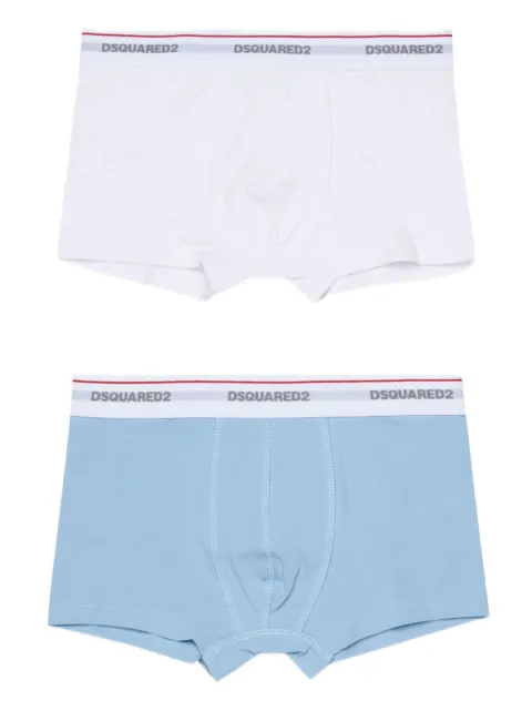 DSQUARED2 KIDS logo-waistband boxers (pack of two)