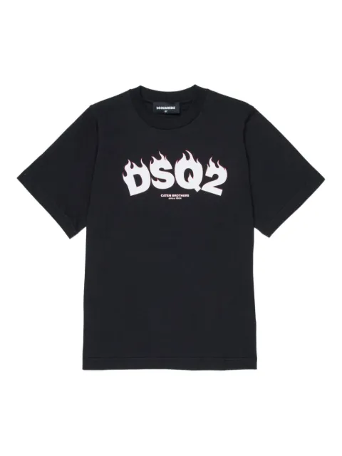 DSQUARED2 KIDS playera con detalle del logo