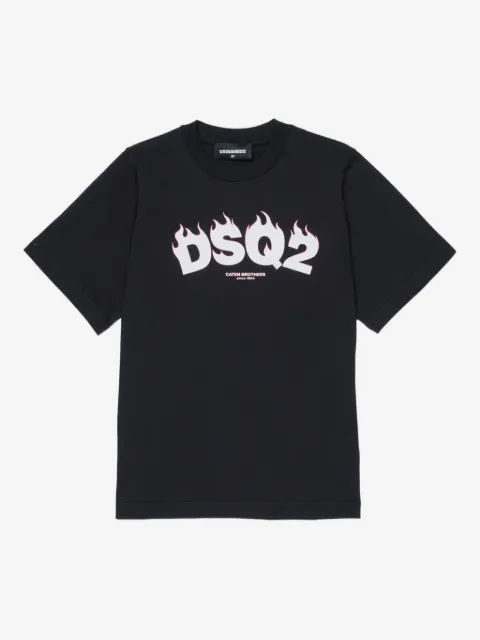 DSQUARED2 KIDS logo-detail crew-neck T-shirt