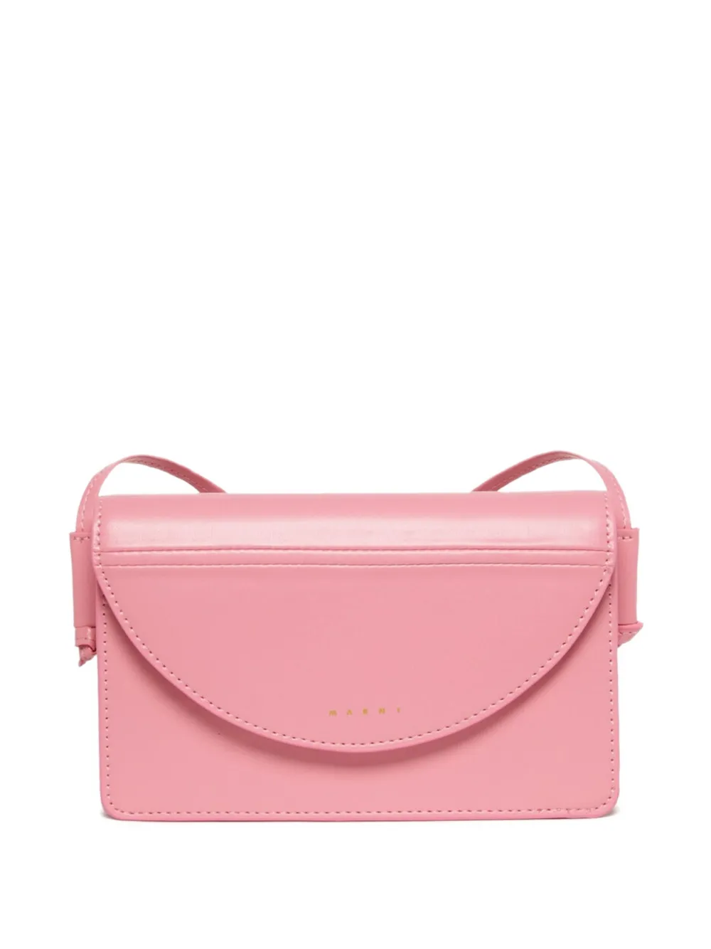 Marni Kids Borsa con logo e battente - Rosa