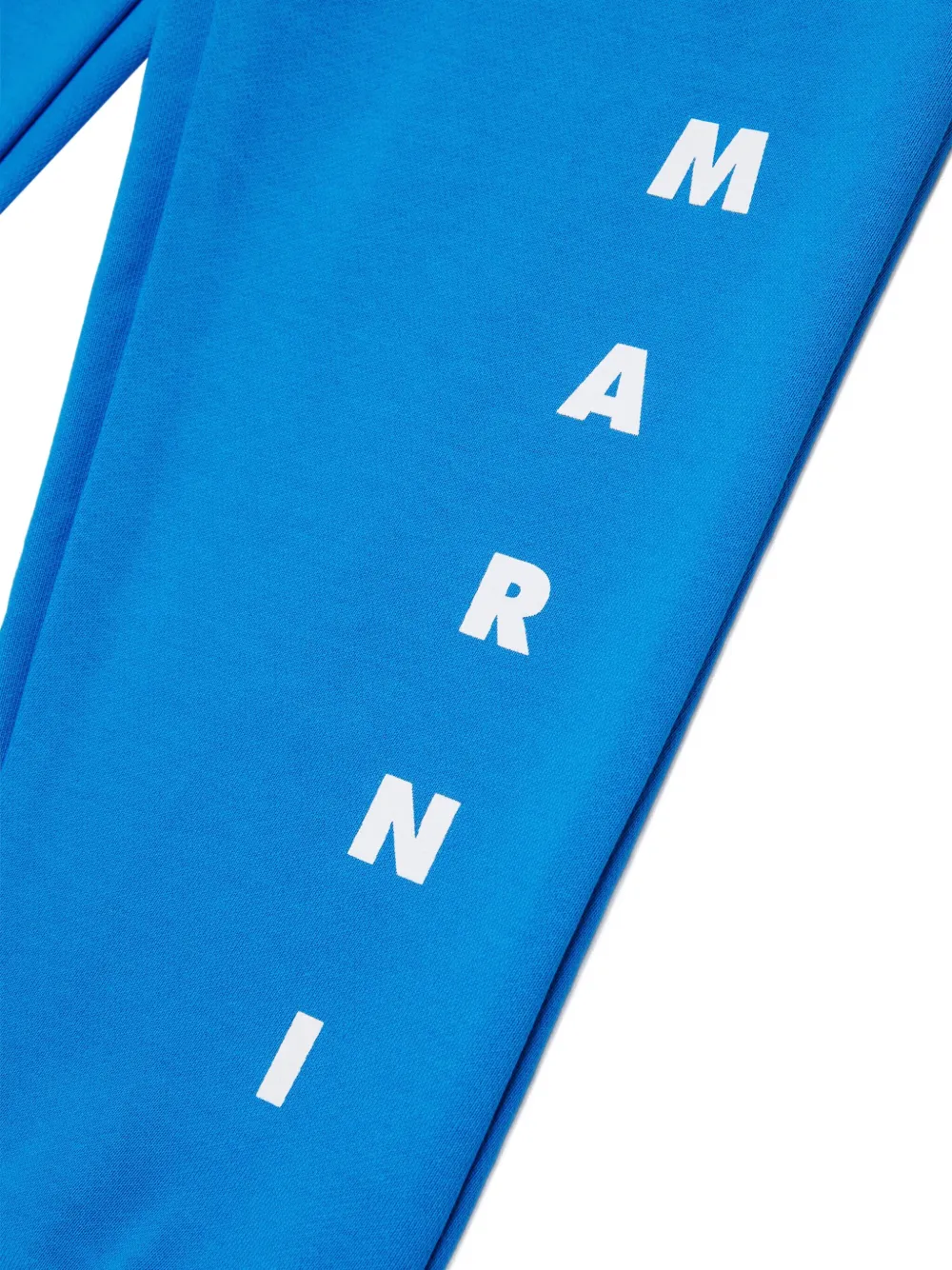Marni Logo-print Track Pants In Blue