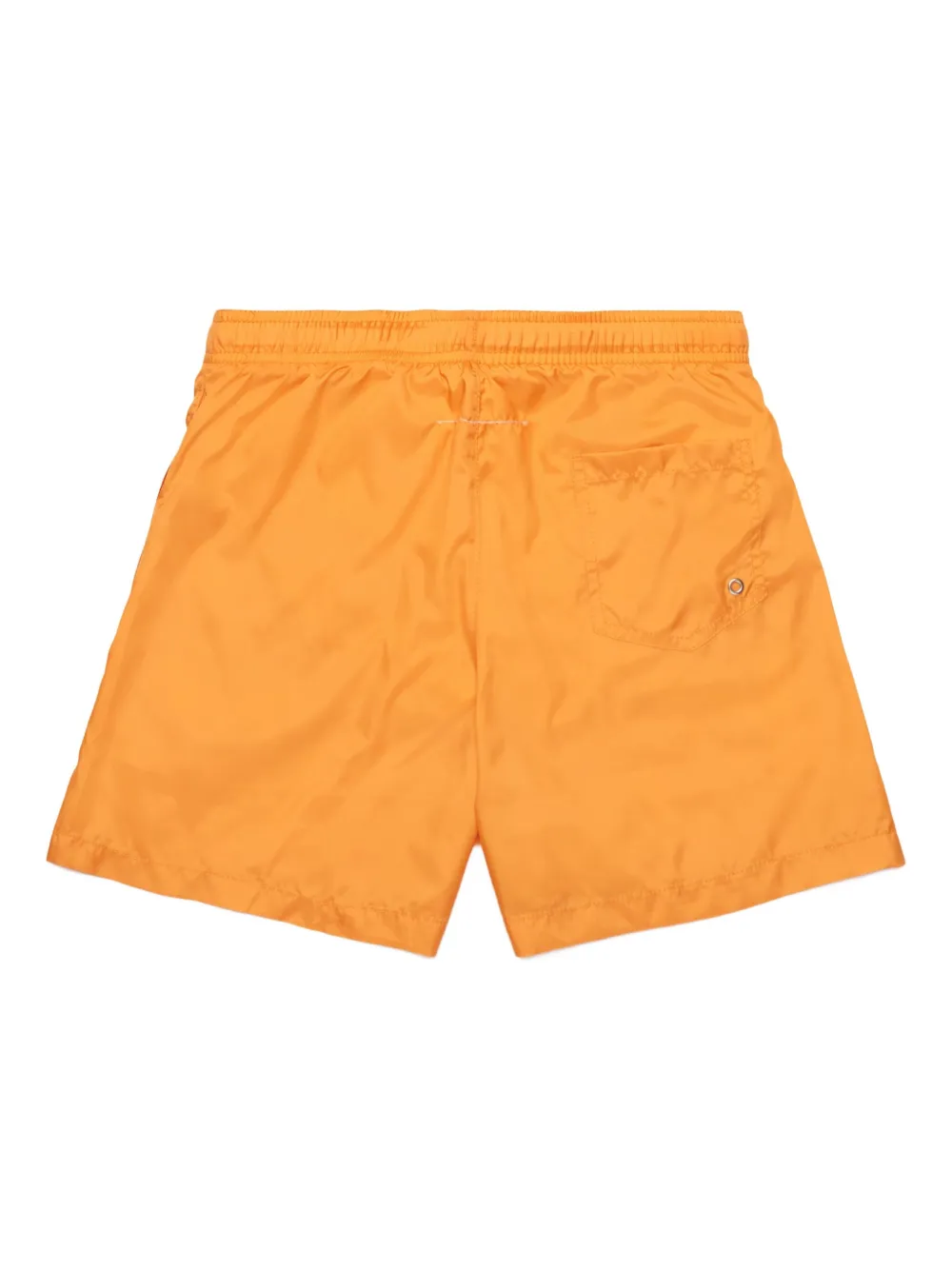 MM6 Maison Margiela Kids Zwembroek met trekkoord en logoprint Oranje