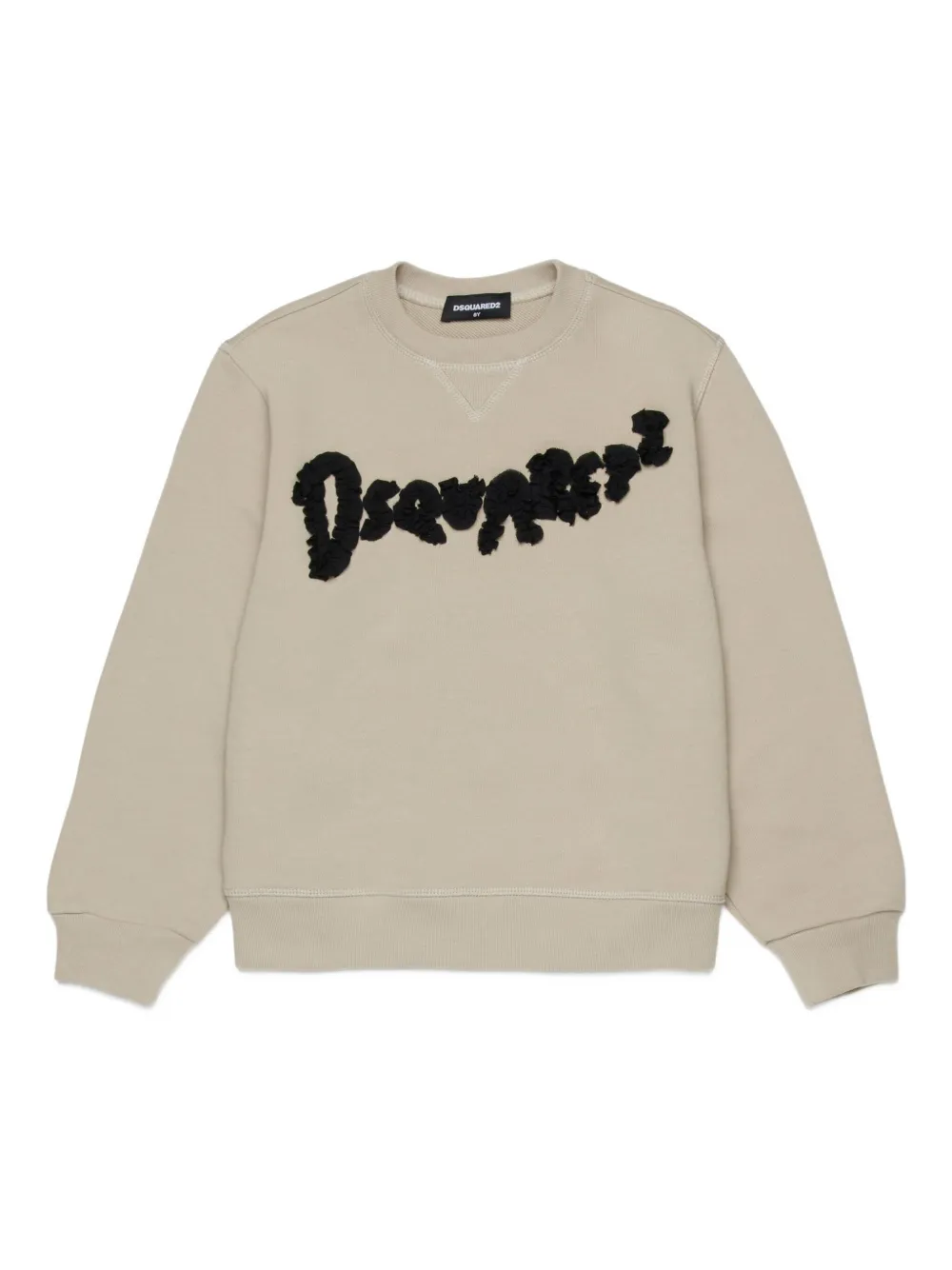 DSQUARED2 KIDS sudadera con aplique del logo | neutro | Image 1