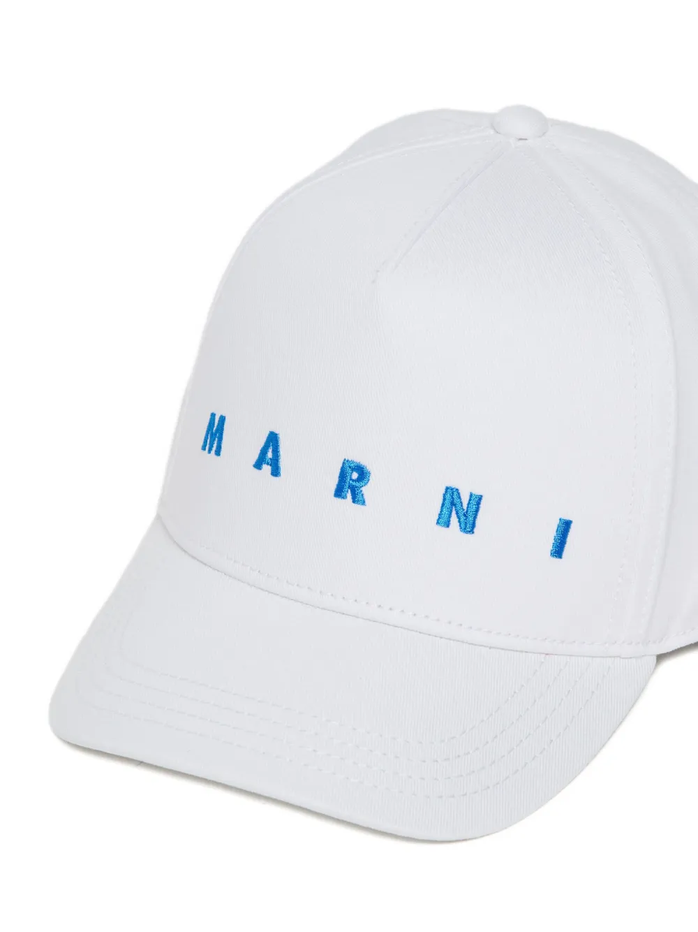  Marni Kids Logo-detail Baseball Cap - White 