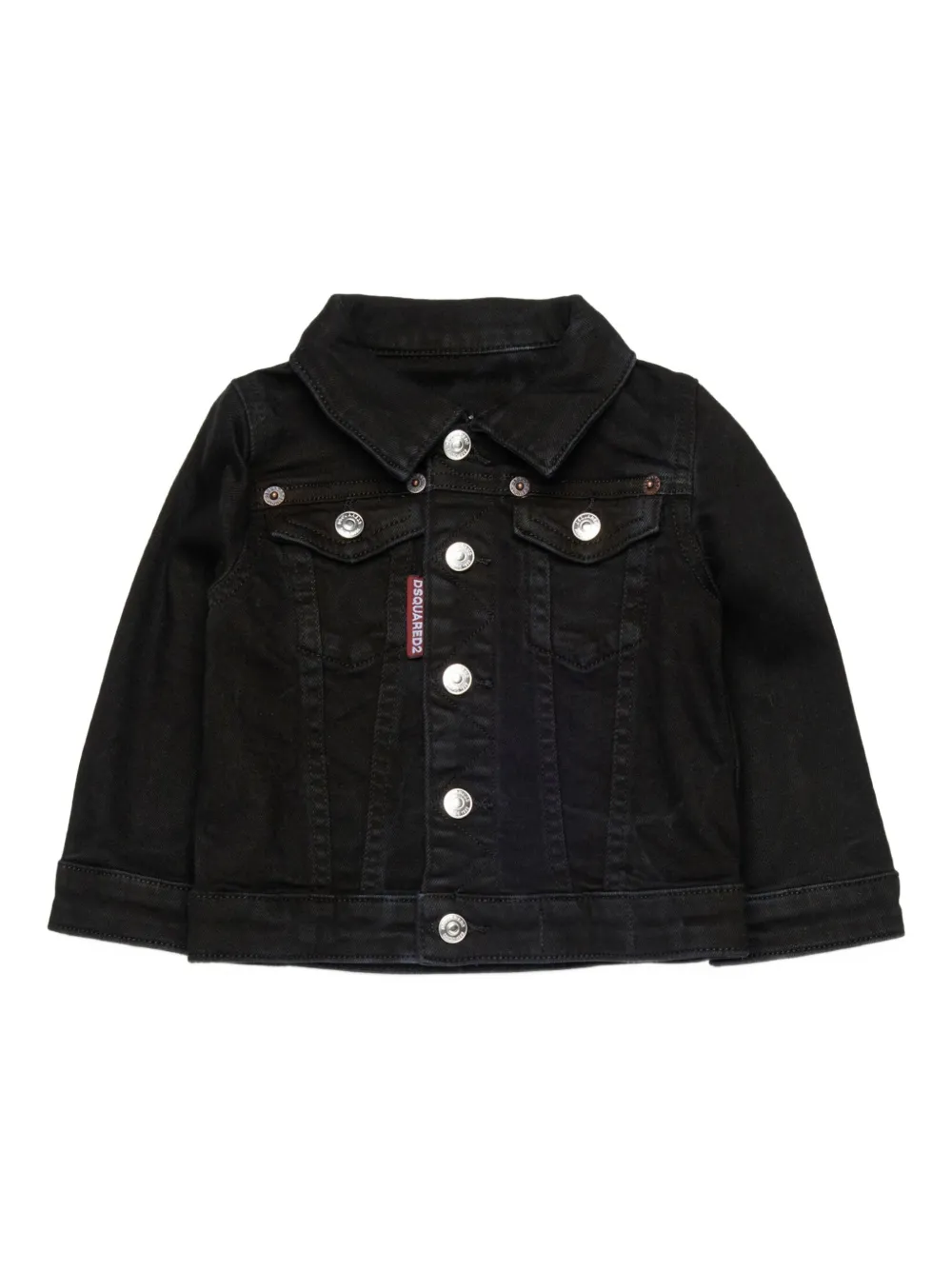 DSQUARED2 KIDS veste imprimée à boutonnière | noir | Image 1