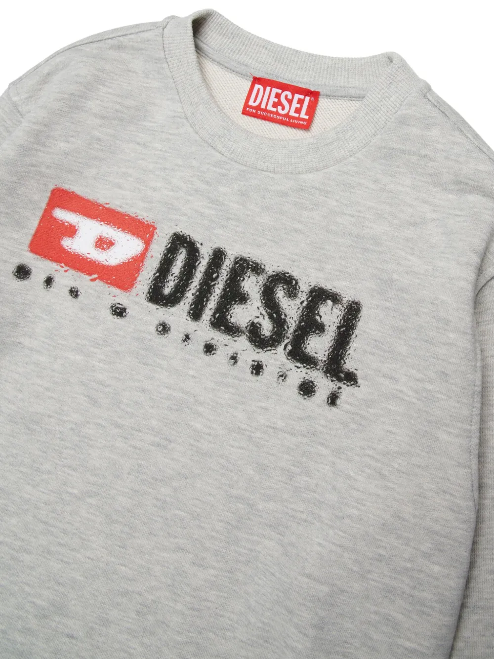 Diesel Logo Crew-neck Sweatshirt In Multi