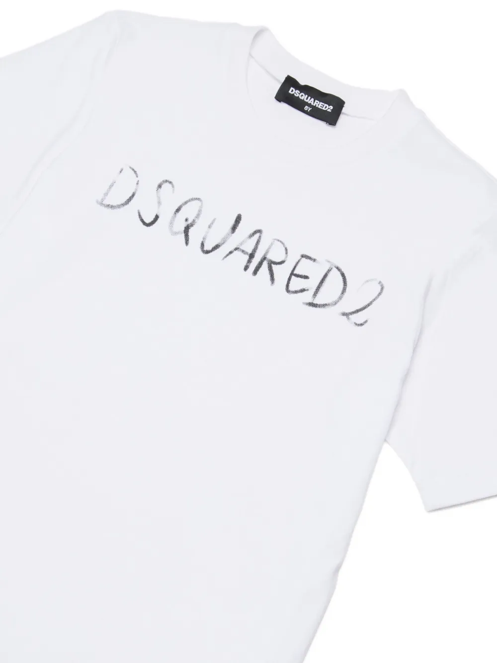Dsquared2 Logo-detail T-shirt In White