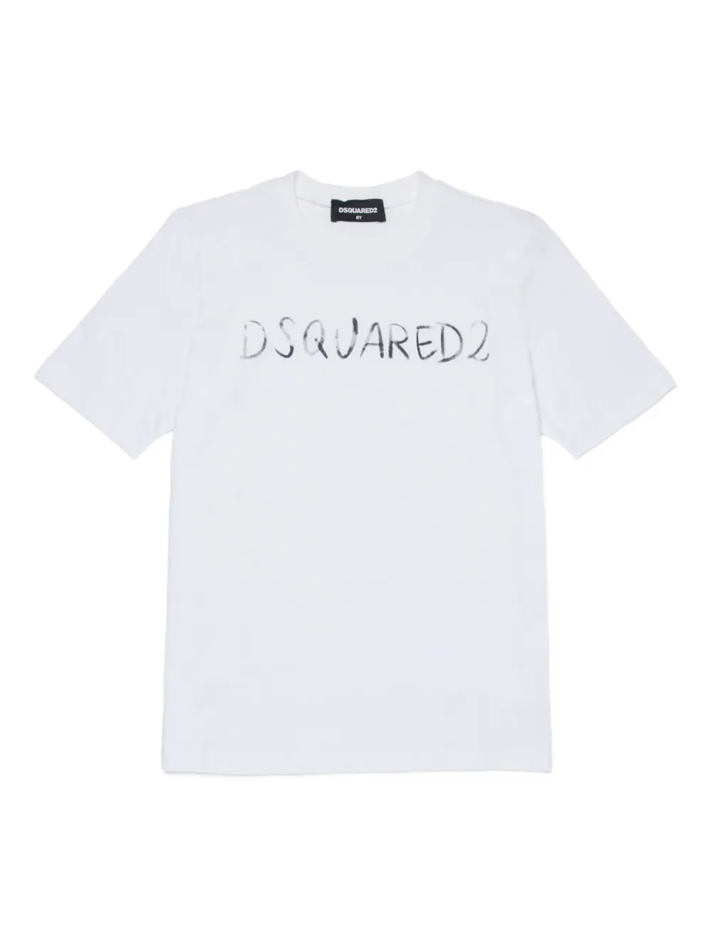 Dsquared2 Logo-detail T-shirt In White