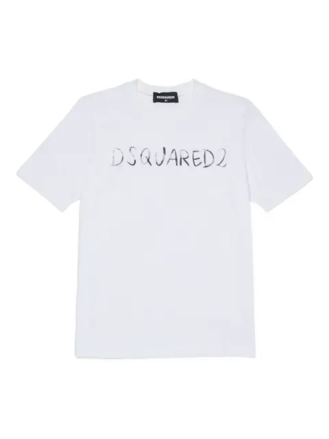DSQUARED2 KIDS 로고 디테일 티셔츠