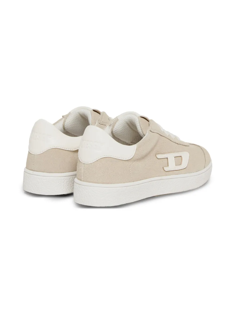 Diesel Kids S-Cougaz sneakers met logodetail Beige