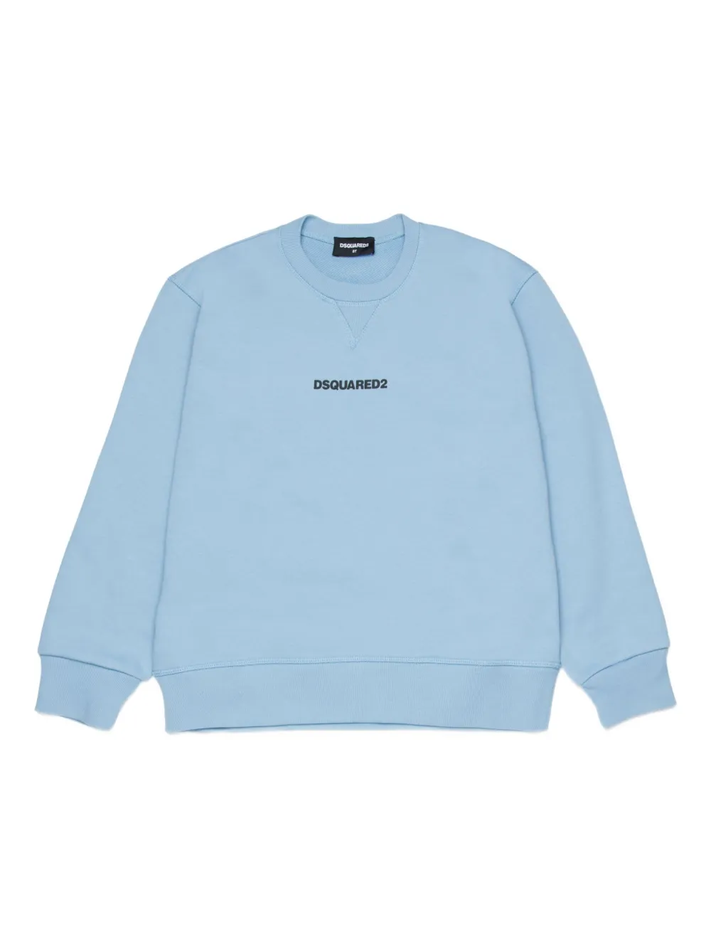 DSQUARED2 KIDS Felpa girocollo con logo - Blu
