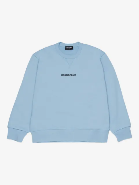 DSQUARED2 KIDS playera con detalle del logo y cuello redondo