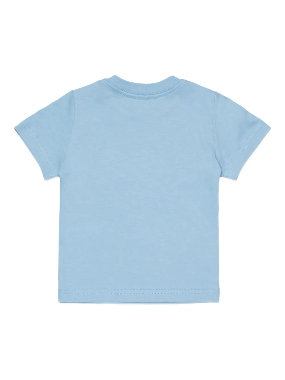 Dsquared2 Logo Short-sleeve Cotton T-shirt In Blue