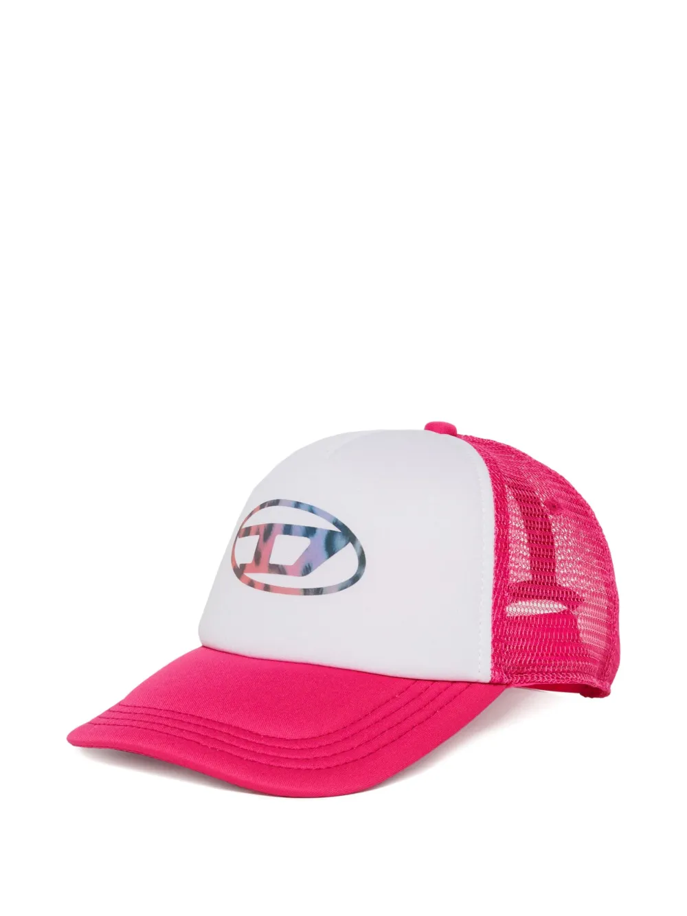 Diesel Kids Cappello da baseball Fopy con logo - Rosa