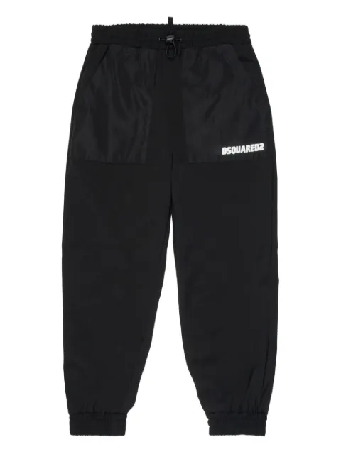 DSQUARED2 KIDS pantalones con cordones y logo estampado