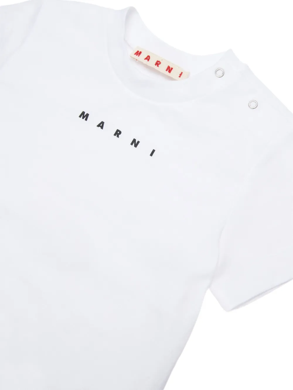 Marni Logo-print T-shirt In White