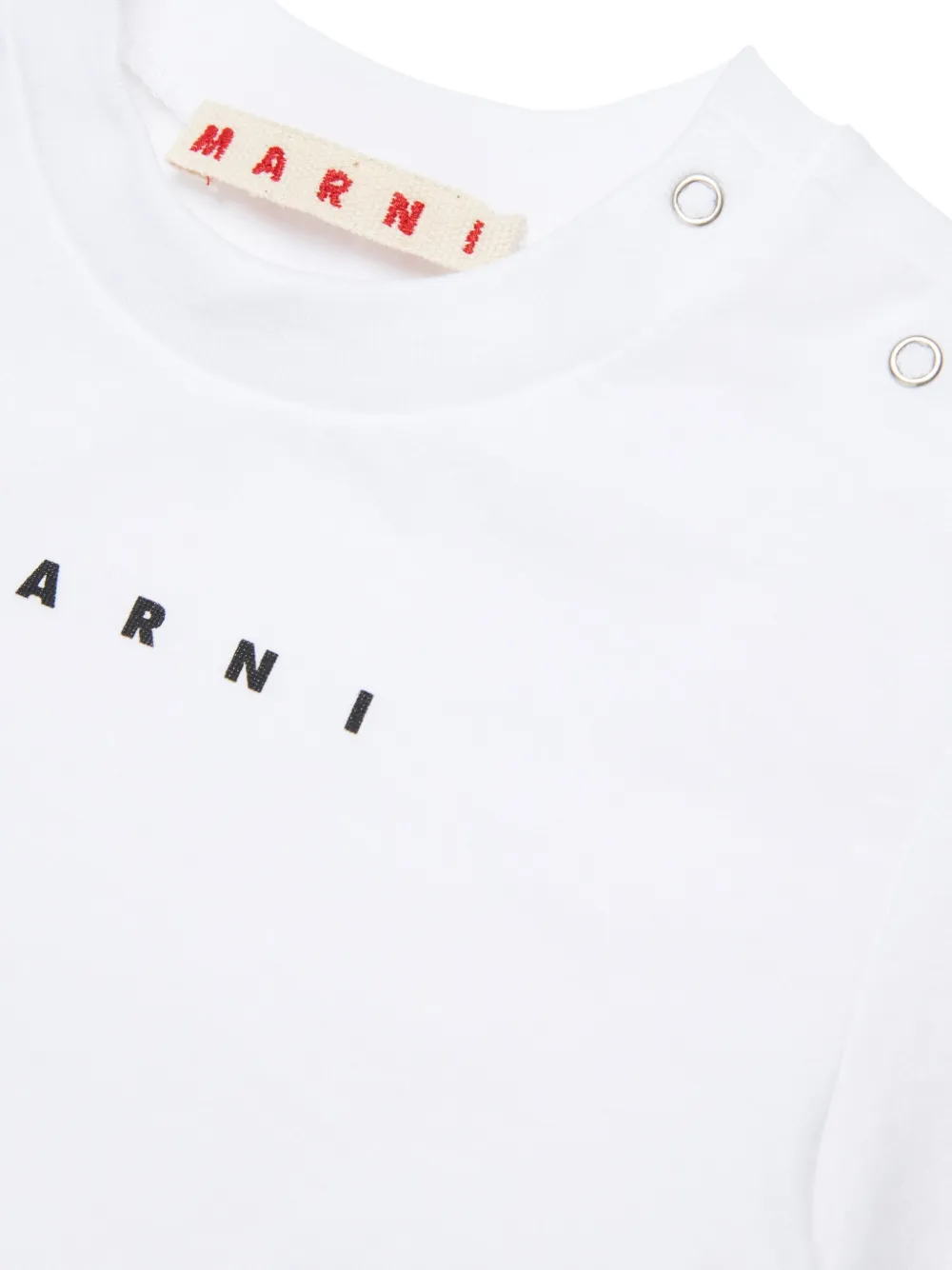 Marni Logo-print T-shirt In White