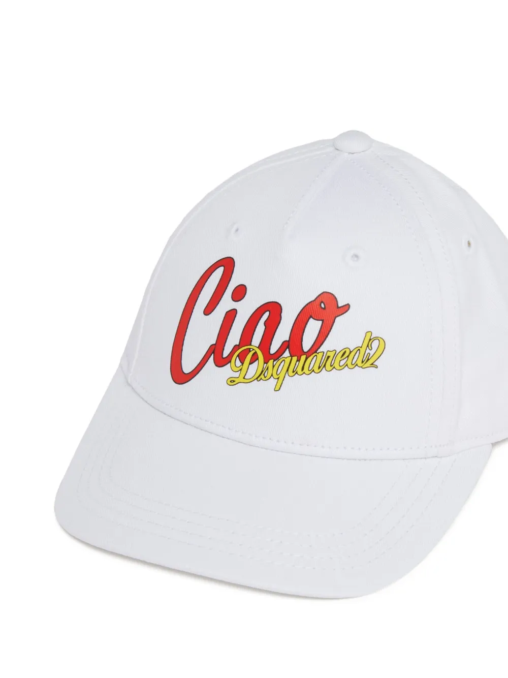  Dsquared2 Kids Logo-print Cap - White 