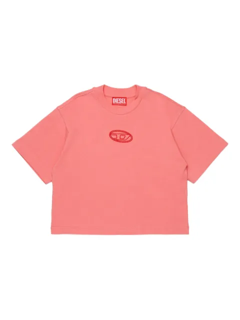 Diesel Kids Tixan oval-logo T-shirt