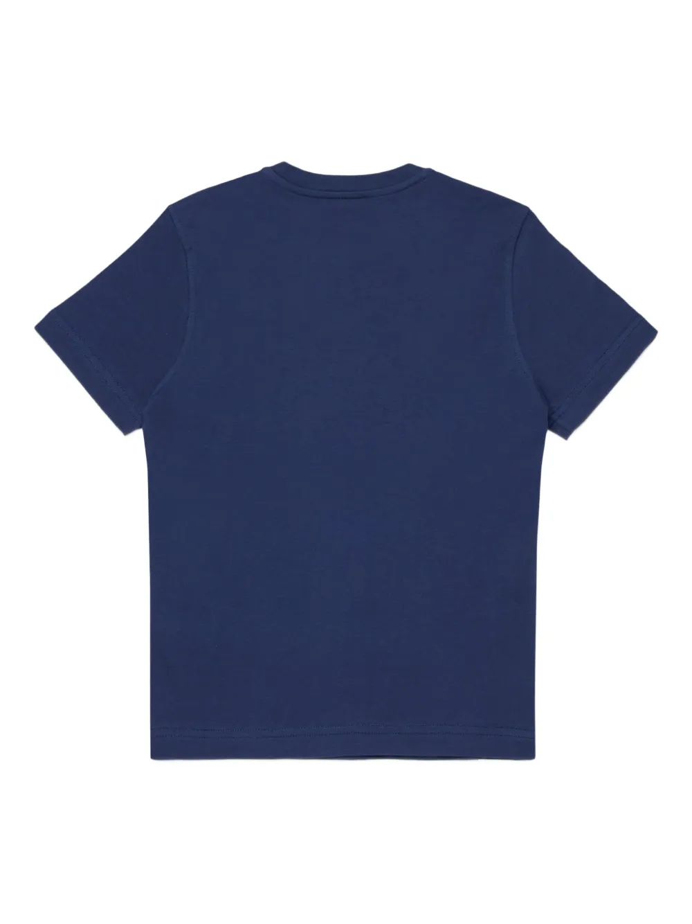 Diesel Kids Tadapk14 T-shirt met logoprint Blauw