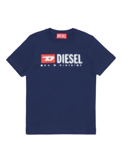 Diesel Kids Tadjustk14 logo-print T-shirt