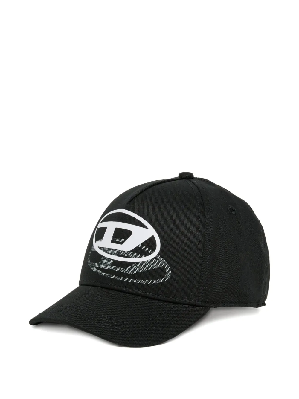 Diesel Kids Baseballkappe mit Logo - Schwarz