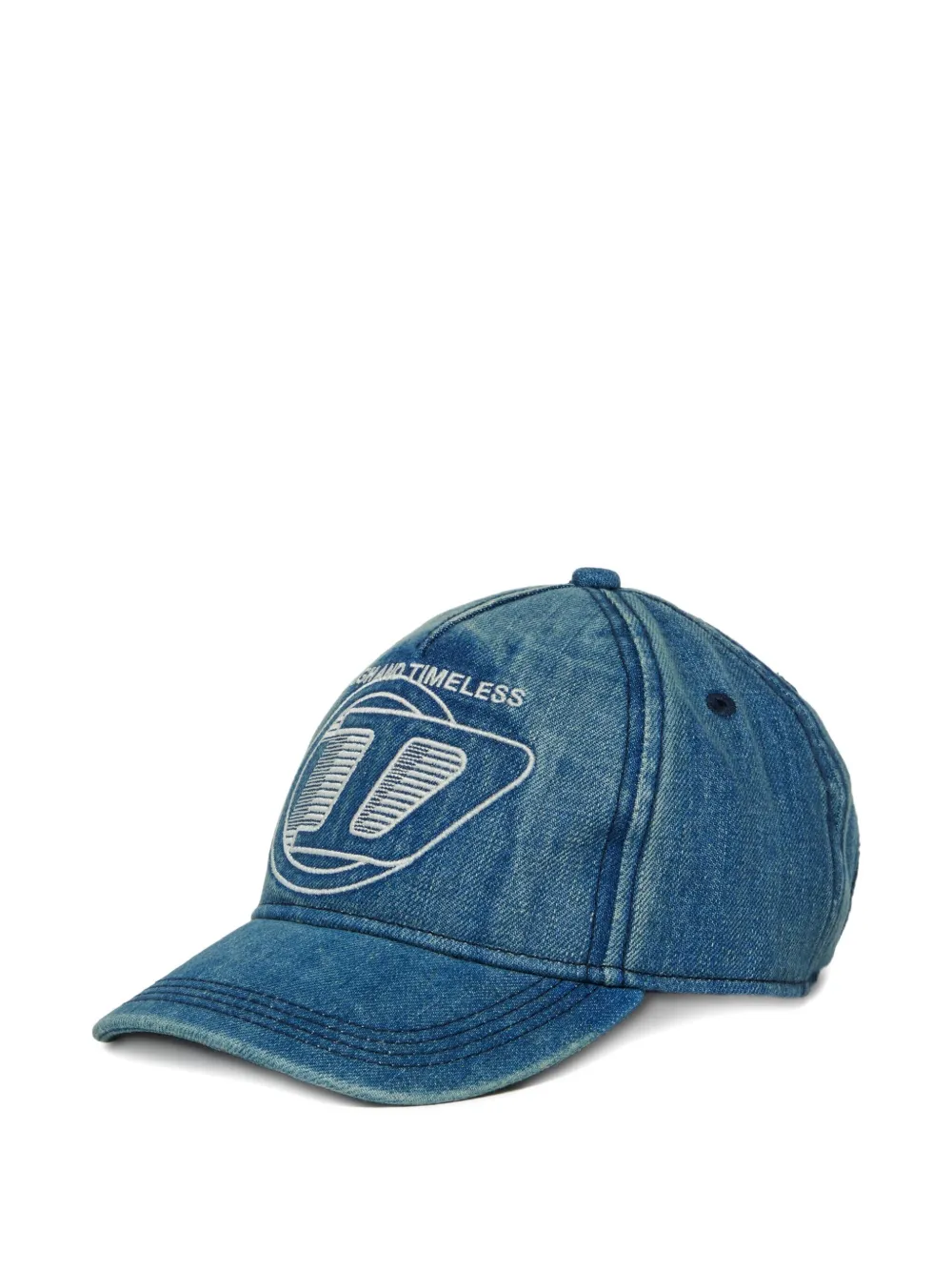 Diesel Kids Cappello da baseball Farbit con logo - Blu