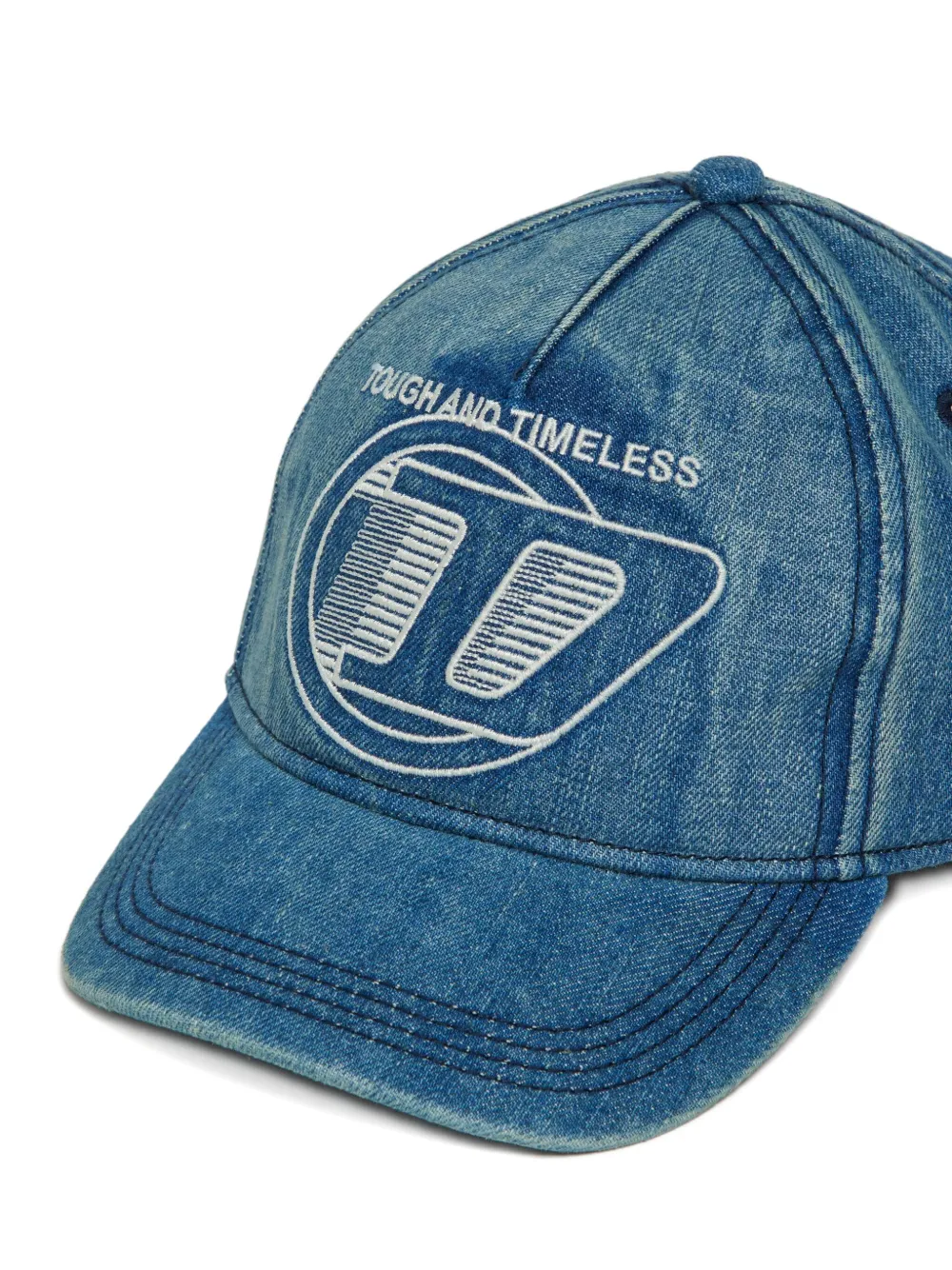  Diesel Kids Farbit Logo Baseball Hat - Blue 