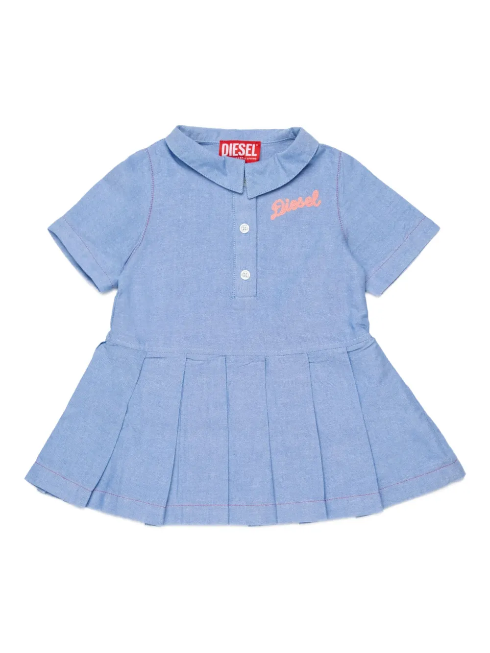 Diesel Kids Abito plissettato Doplyb - Blu