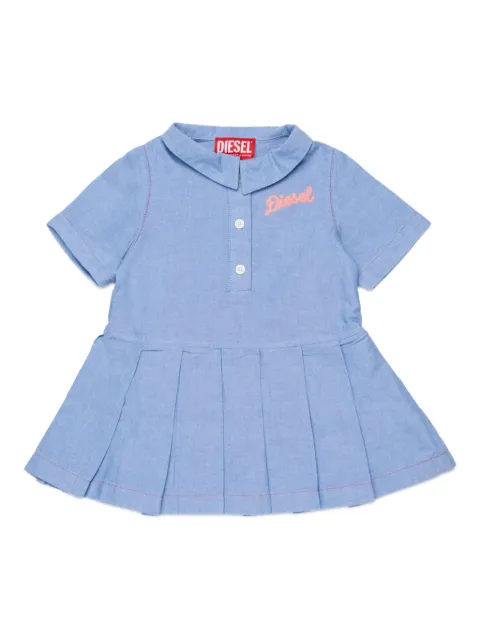 Diesel Kids Doplyb pleated dress