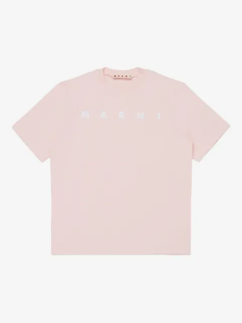 Marni Kids logo-print short-sleeve T-shirt