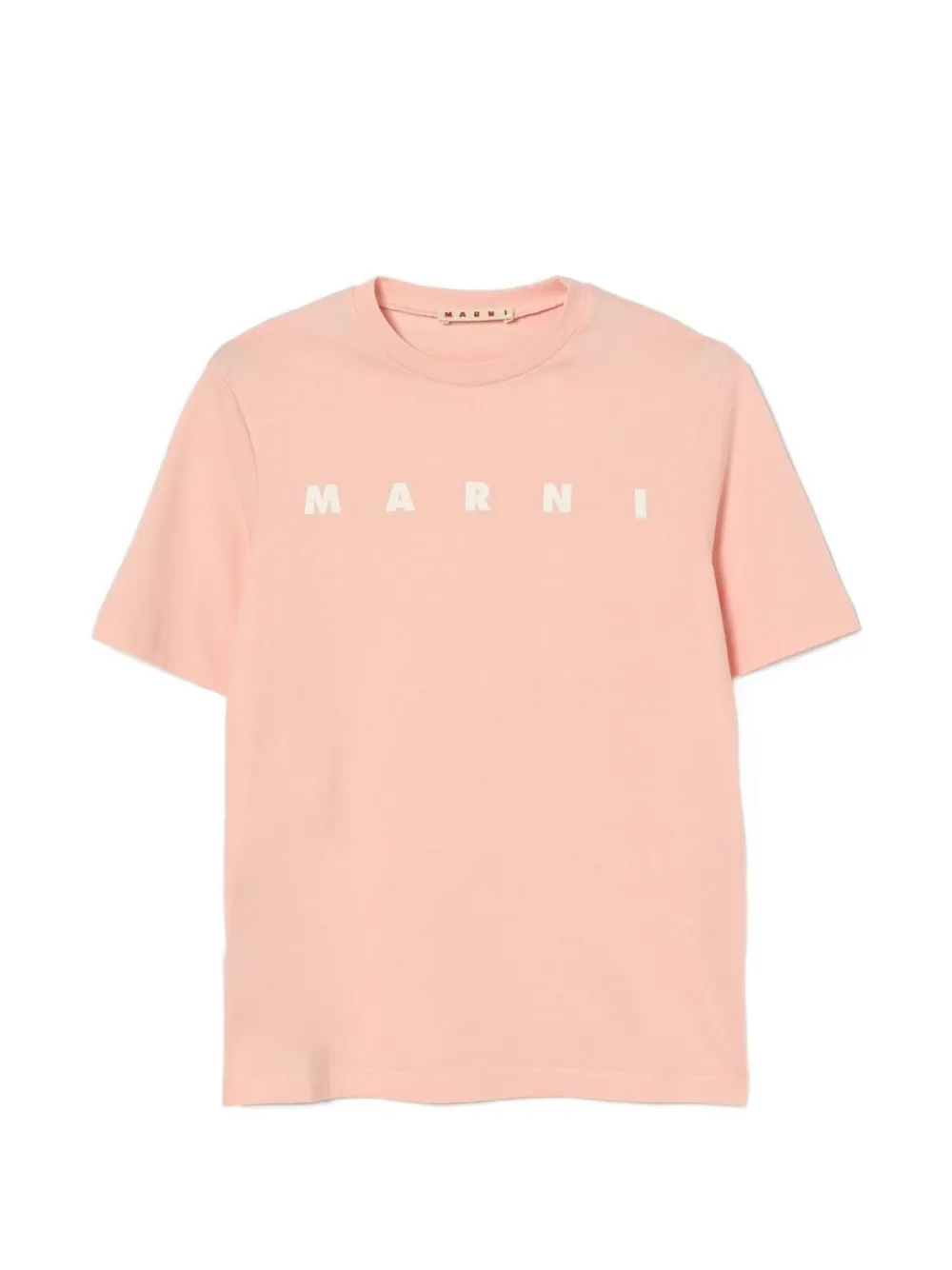 Marni Kids T-shirt met logoprint Roze