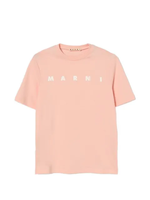 Marni Kids logo-print short-sleeve T-shirt