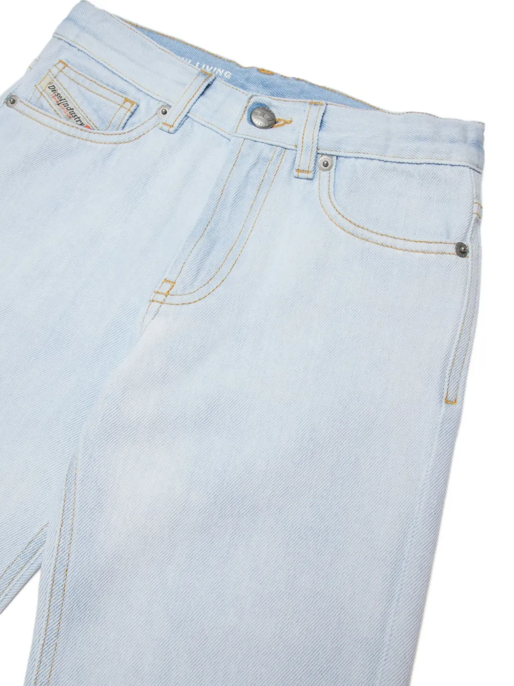 Diesel Kids 2010-J broek met logopatch Blauw
