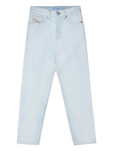Diesel Kids 2010-J logo-patch trousers