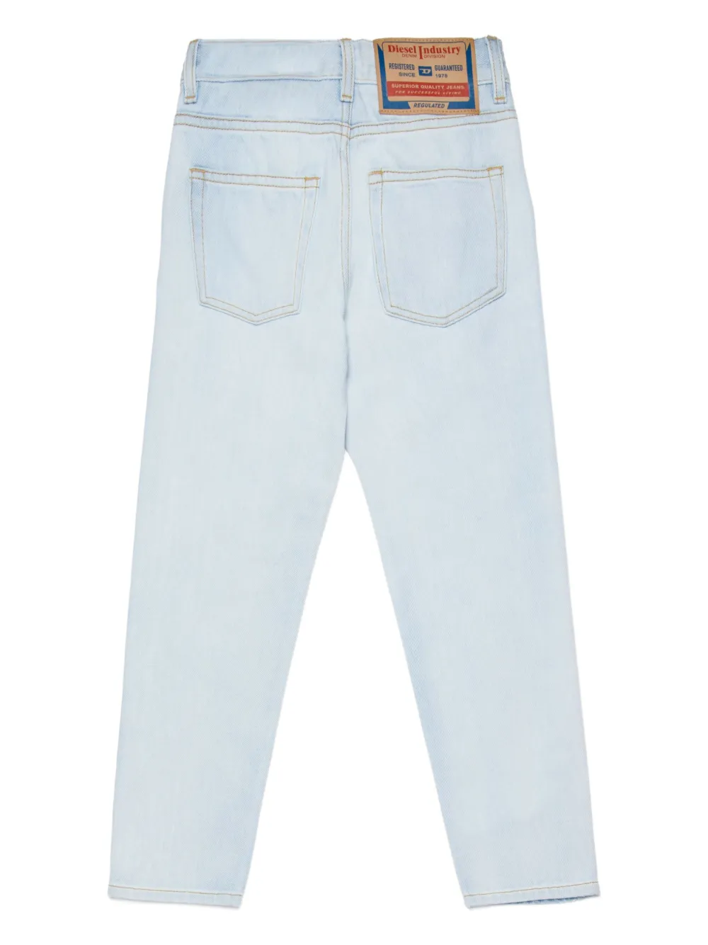 Diesel Kids 2010-J broek met logopatch Blauw