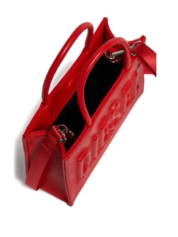 【DIESEL】 emboss logo totebag y2k Diesel logo tote tote - Gem