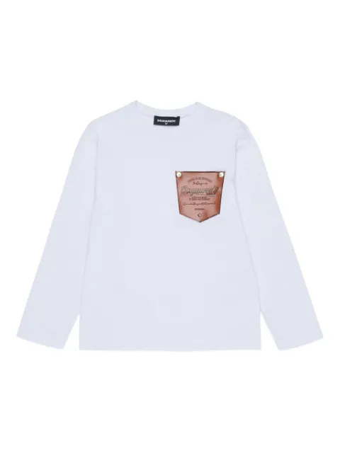 DSQUARED2 KIDS pocket long-sleeve T-shirt