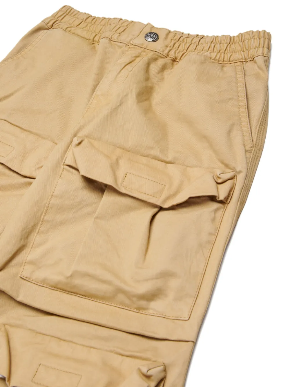Diesel Cargo-pocket Cotton Trousers In Neutral